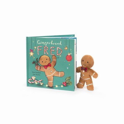 Jellycat Gingerbread Fred and Jolly Gingerbread Fred Original UK | 20517PYMC